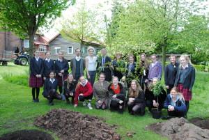 yorkboarding's tweet photo. Inspired by the Chelsea Flower Show – Queen Margaret pupils plant a boarding orchard http://t.co/gpZTlJ9E1R http://t.co/A2hUm058QA