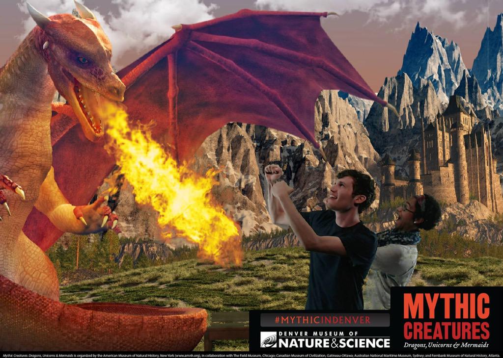_denniscullen's tweet photo. Fought some dragons today #nbd #mythicindenver @dntstopbeleivin @DenverMuseumNS http://t.co/cluNGajJ6O