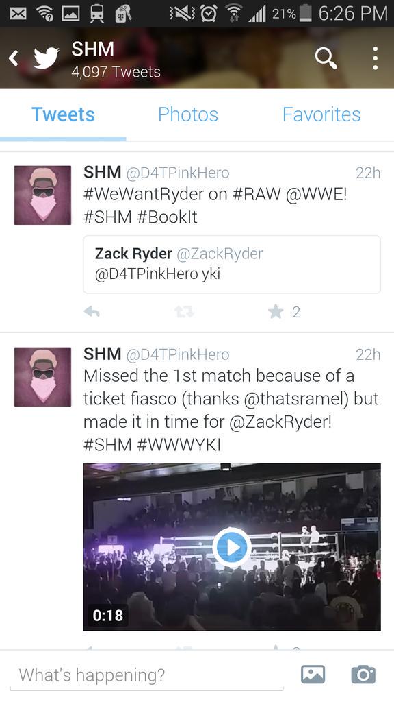 tehcoverdale's tweet image. #WeWantRyder! #WooWooWoo!
#SHM #RAW #WWWYKI