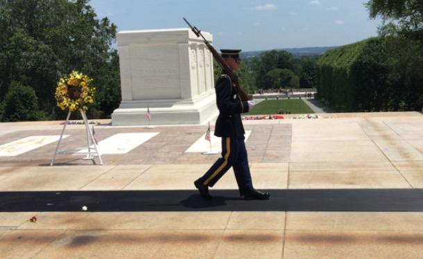 HJHSImpact's tweet photo. Memorial Day at Arlington National Cemetery and the Tomb of the Unknown Soldier http://t.co/noZQ4yxV65