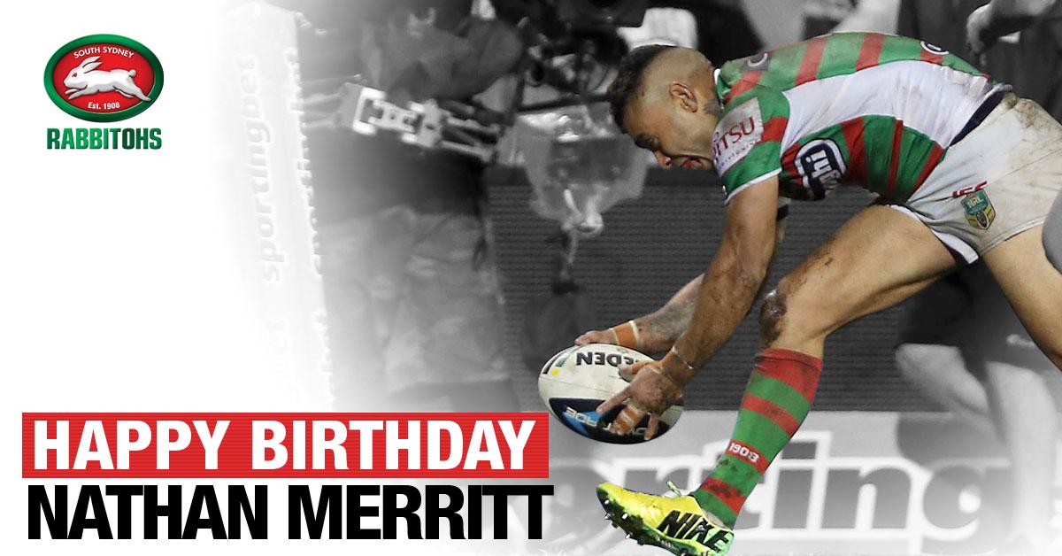 Happy Birthday to our Rabbitohs Legend - Nathan Merritt! 