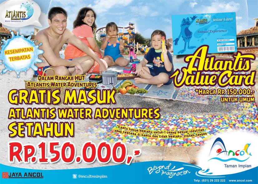 ancoltmnimpian's tweet photo. AYO BURUAN! promo #AtlantisValueCard nya ditutup tanggal 31 Mei 2015. Buat yg belum bikin cepetan bikin! http://t.co/Nd1dc3lFxc