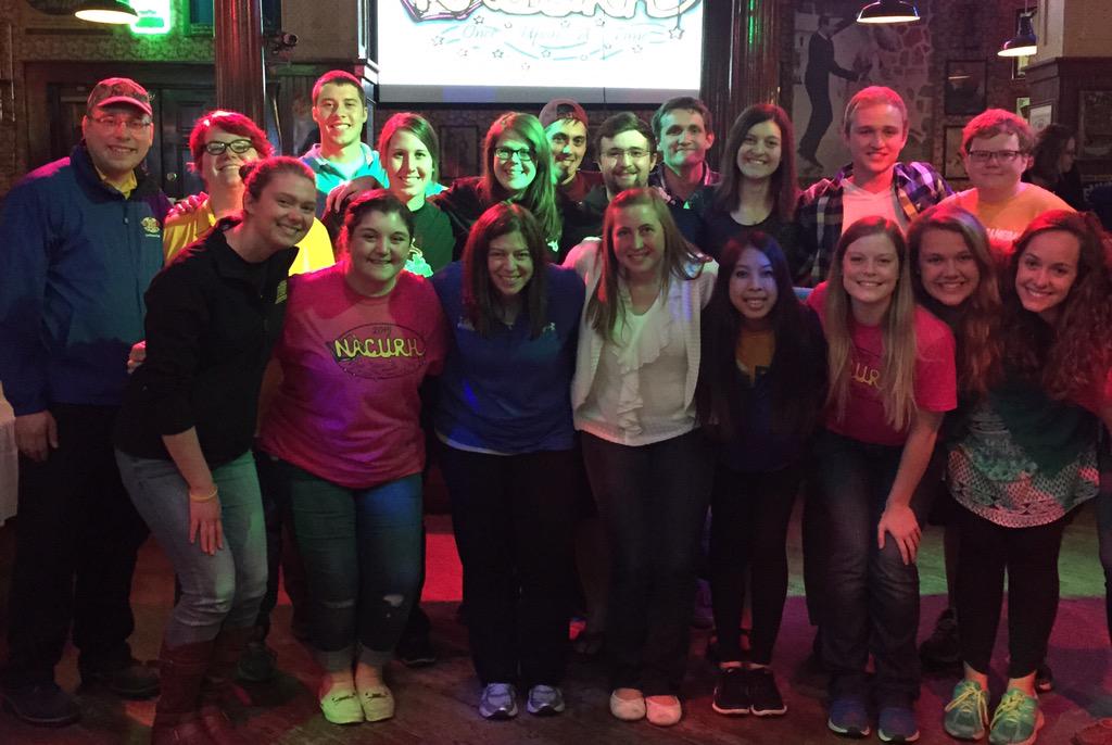 Conference Staff celebrated! Thank you for coming to NDSU!  We hope you had an amazing time! #myNACURHstory