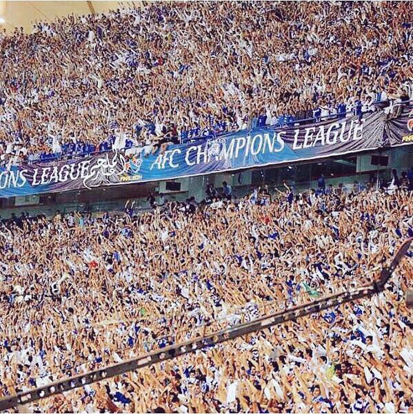 هذا تيفو الهلال 💙💙💙#تيفو_الهلال