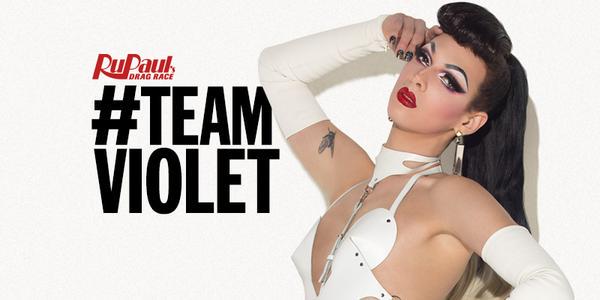 RuPaulsDragRace's tweet photo. RT/FAV if you're #TeamViolet! Tell @RuPaul you want @VioletChachki to be America's Next Drag Superstar! #DragRace http://t.co/Wdlyt3GIsr
