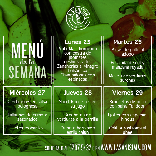 lasanisima's tweet photo. Ordena por semana o mes y recibe descuento en el precio de tu comida #eatclean #ComeSano en #LaSanisima http://t.co/cPrctD8dDb