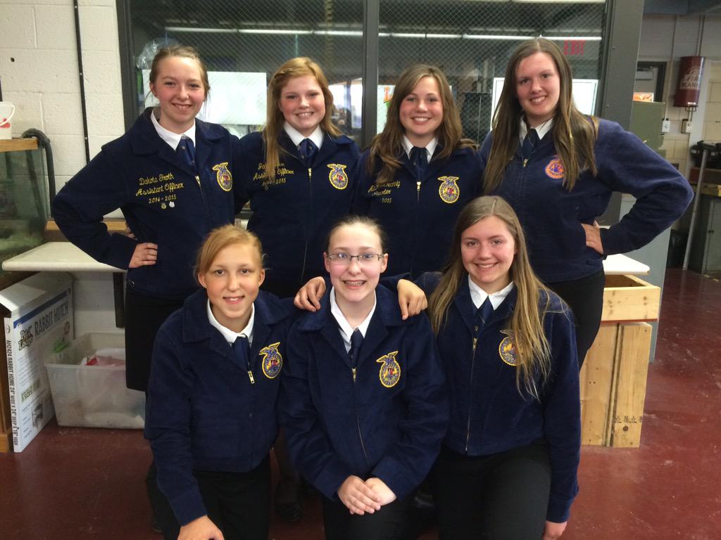 2015-2016 Lake City FFA Officer Team! When you see them make sure you congratulate them! #lcffa #futureleaders