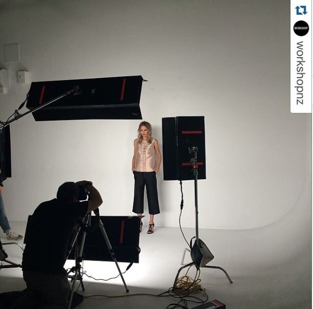 AgencyRed11's tweet photo. On set with the stunning #pennypickard for Helen Cherry Summer 15 Look book.  @workshopnz // #teamred11 #workshopnz http://t.co/jZuFdpv5mq