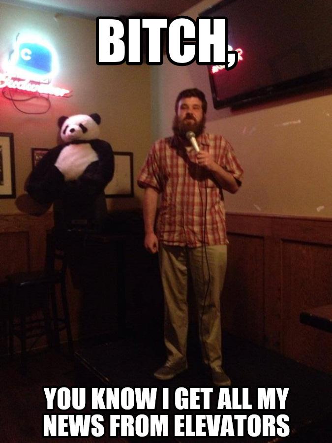 TheMattRiggs's tweet photo. Our host, @friesenpoint will be all over the stage at the first @dropout_comedy show! http://t.co/3jnWU4d68T