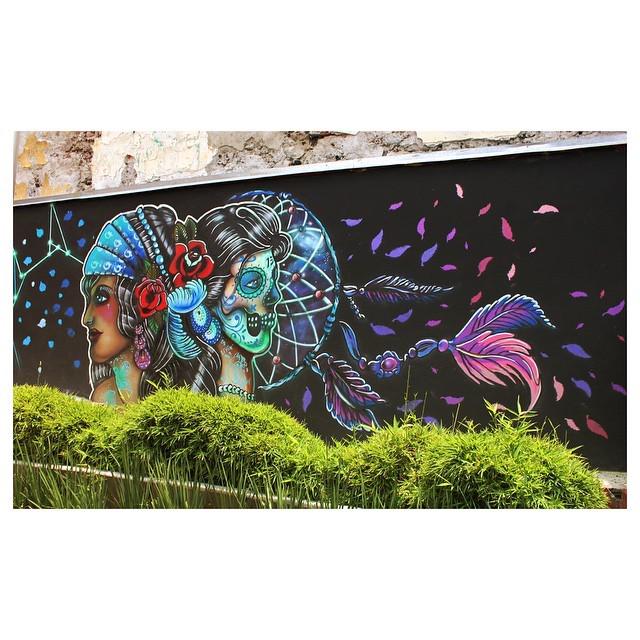 StArtEverywhere's tweet photo. Dualidad | #MrSkelleton #Catrina #Urban #UrbanArt #StreetArt #Art #Mural #Graffiti #Spray #StreetArtChilango #Stree… http://t.co/kip7HJlEsZ