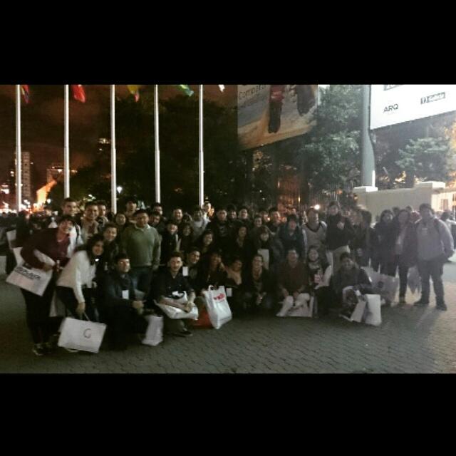 Danieleein's tweet photo. Vamo Arquitectura #Expo #Fematec #Batimac #FranjaMorada โ ๐ http://t.co/EfNBO51peV