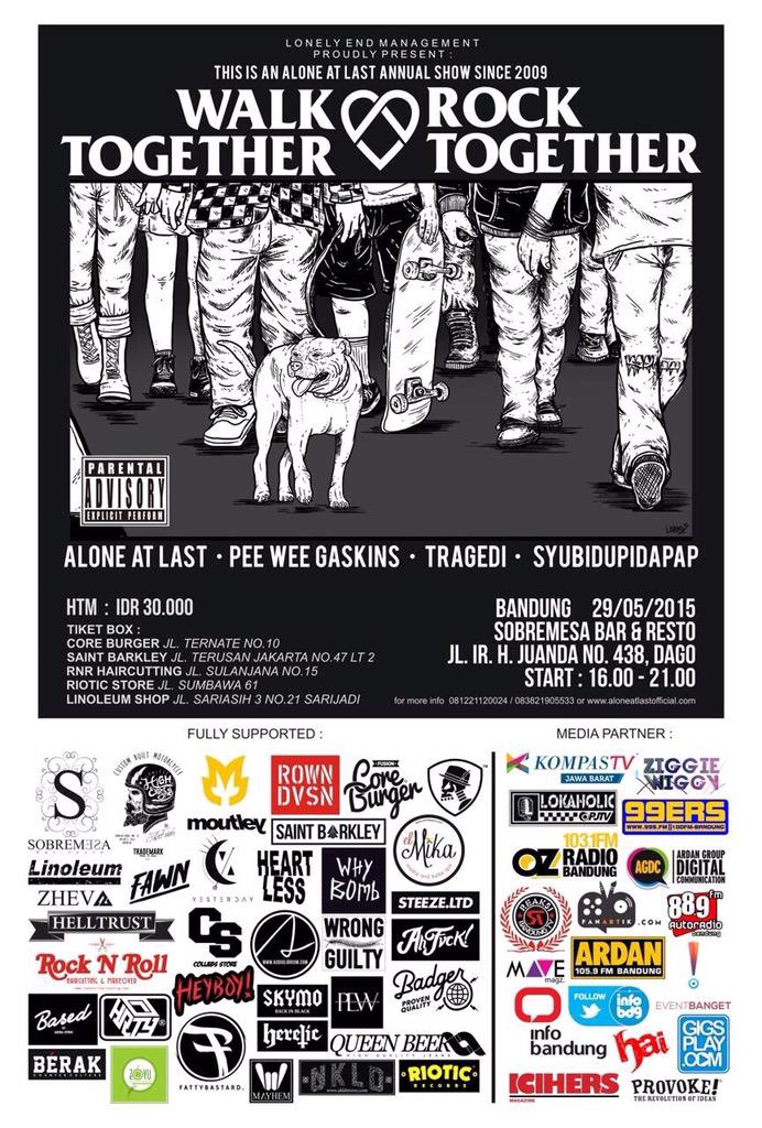 #HeartyMerchProudlySupport WALK TOGETHER ROCK TOGETHER <a href="/Alone_At_Last/">Alone At Last*</a> <a href="/PWGofficial/">Pee Wee Gaskins</a> <a href="/tragedi_HC/">Tragedi Hardcore</a> <a href="/syubidupidapap/">Rian Syubidupidapap</a>