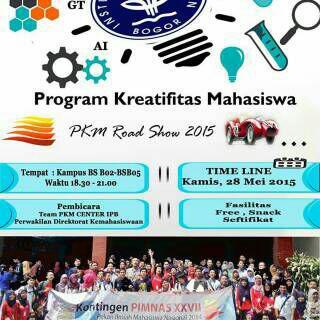 BEMJ_Smart's tweet photo. Ada Berita baik ni sahabat kreatif
PKM road show Diploma Ipb hari kamis 28 juni 2015 di BS B02-B05 jam 18.30- 21.00 http://t.co/WH4xtBhgzA