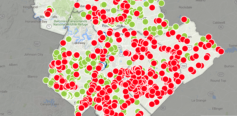 460 (!) low water crossings closed in the #atxfloods area. Stay off the roads tonight. atxfloods.com