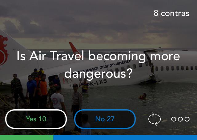ContraApp's tweet image. &quot;Is Air Travel becoming more dangerous?&quot; on Contra for iOS. ctr.ae/tVWFFKiu4vUtFK…