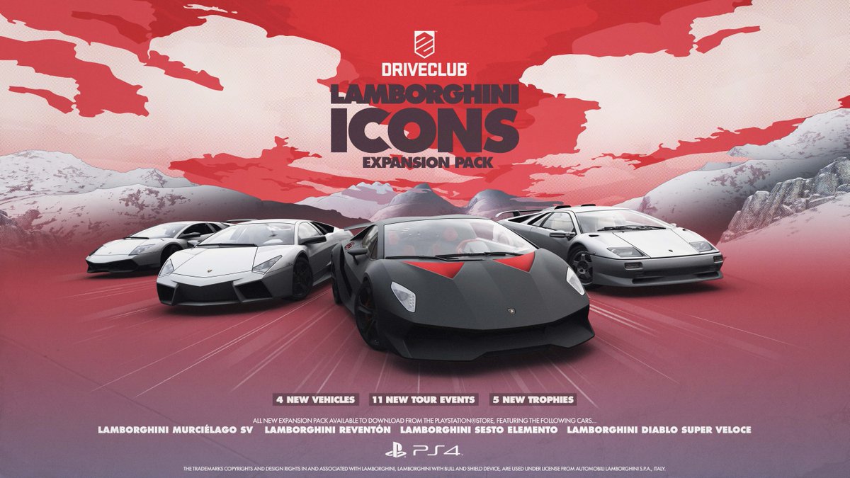 DRIVECLUB's tweet image. Out now on EU PlayStation®Store: Go get these new packs &amp;amp; download this months free car: Citröen DS Survolt!