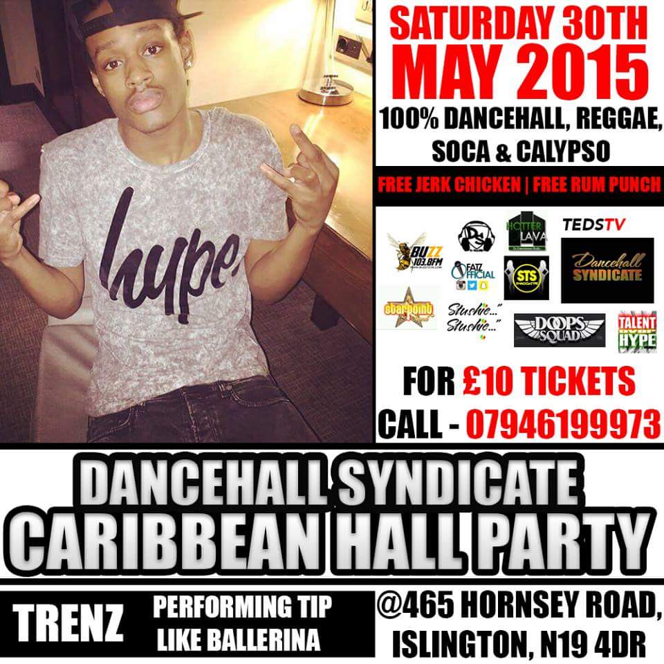 StingLDN2014's tweet photo. Catch @TrenzMusic @ #DSHallParty THIS SATURDAY call 07931346702 for £10 Tickets or visit https://t.co/K0Bk1jlWTD http://t.co/4bbSesfj2i