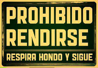 ptrainingworld's tweet photo. PROHIBIDO RENDIRSE... http://t.co/7dQn3H7cbJ