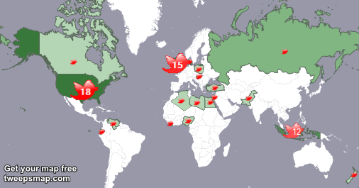 ali_oulds's tweet photo. Selon http://t.co/vJ4OCnX5yb Mes followers vivent en: États-Unis(18%),Royaume-Uni(15%),Indonésie(12%) http://t.co/lim7tfgakK