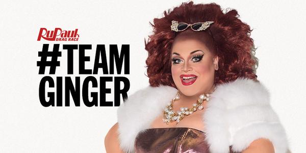 RuPaulsDragRace's tweet photo. RT/FAVE if you're #TeamGinger! Tell @RuPaul you want @TheGingerMinj to be America's Next Drag Superstar! #DragRace http://t.co/9iBXJ8KcOF
