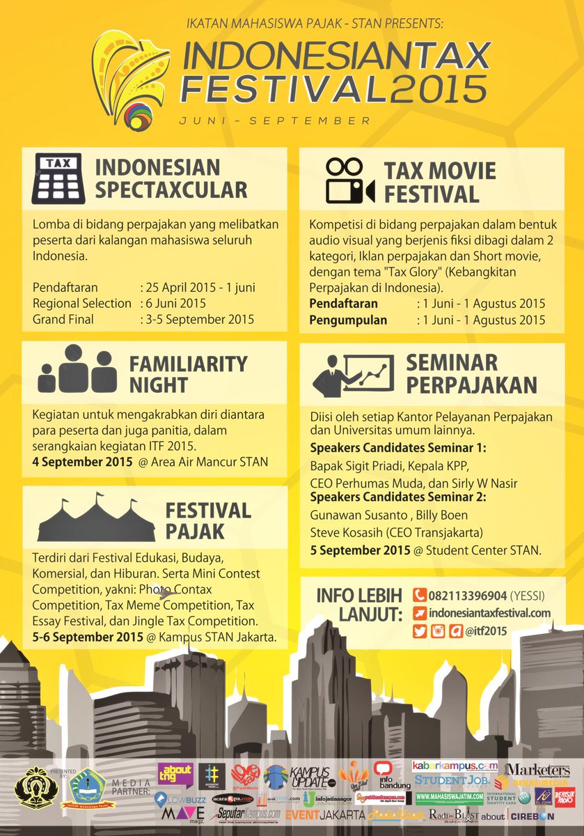 Hi ISIC friends, Let's come and join in INDONESIAN TAX FESTIVAL 2015 !! facebook.com/IndonesiaISIC/…