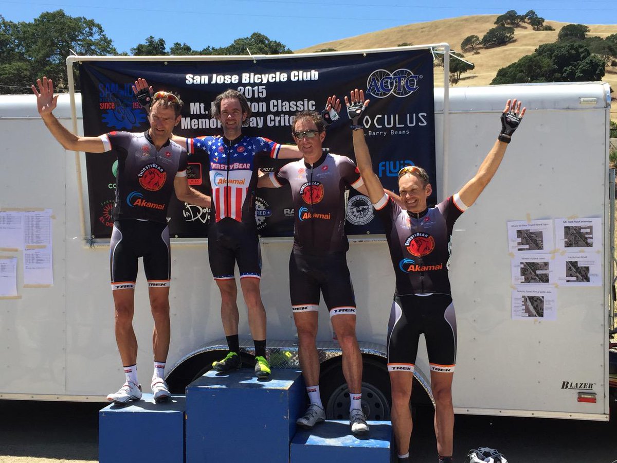 ThirstyBears's tweet image. ThirstyBear p/b @Akamai Sweeps The podium at Mt. Hamilton RR bit.ly/1cfnuLr #powerdisplay