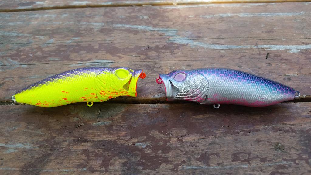 KeystoneSlings's tweet image. 2 lures painted by #keystoneCranks
