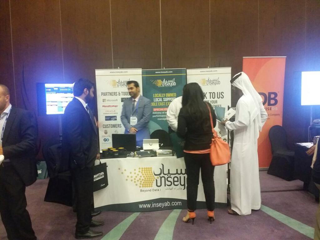 Inseyab's tweet photo. Second day at the #SDATAS2015 #Dubai starts now. Come talk to us about an assessment at no cost to you. #Analytics http://t.co/pcrLKA4lmf