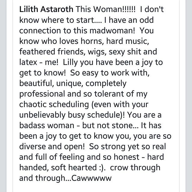 GoddexLilith's tweet photo. From the mad genius #BethBrown ... creator of #PointSociety .. awww!!! <3
What a pleasure … http://t.co/fkyqbMX0mP http://t.co/FbMZuty0Ng