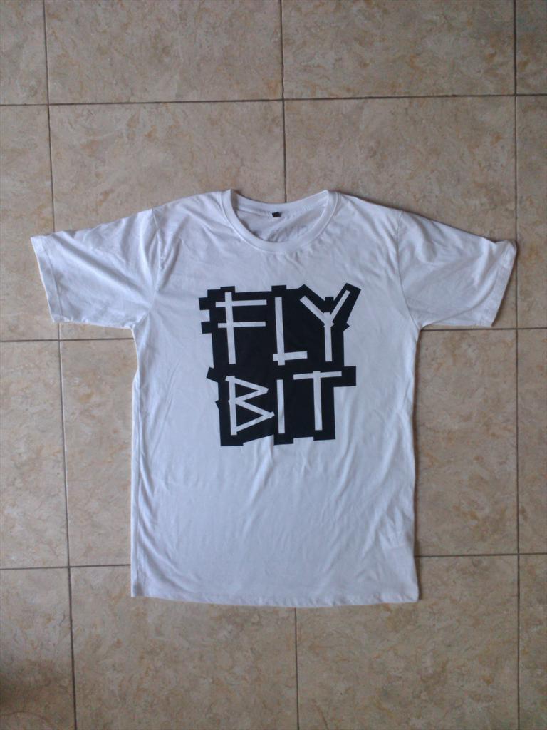 T-shirt flybit white1 IDR 90 k text us to 085739952471 for order online .