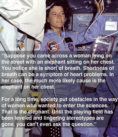 Happy birthday to Sally Ride, the first American woman to fly in space! 