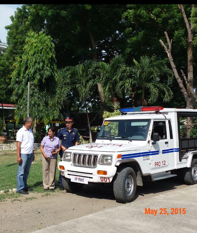 Alabel_PNP's tweet photo. Presentation of the newly issued Mobile patrol of this station  to the LGU staffs and officers last May 25, 2015. http://t.co/3qzndsEYLr