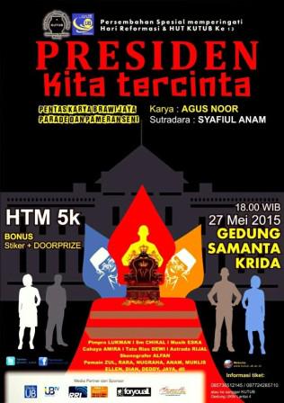 Pentas Karya Teater

bit.ly/1wbQASD

CP:  <a href="/teater_kutub/">Teater Kutub UB</a>
Info selengkapnya di website EVENTFINDER.CO.ID