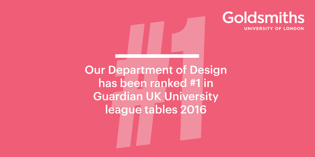 GoldsmithsUoL's tweet photo. We're so proud of our @designdotgold students &amp; staff. Come &amp; see their work at #GoldsmithsDegreeShows this summer! http://t.co/AVFCYSBSYC
