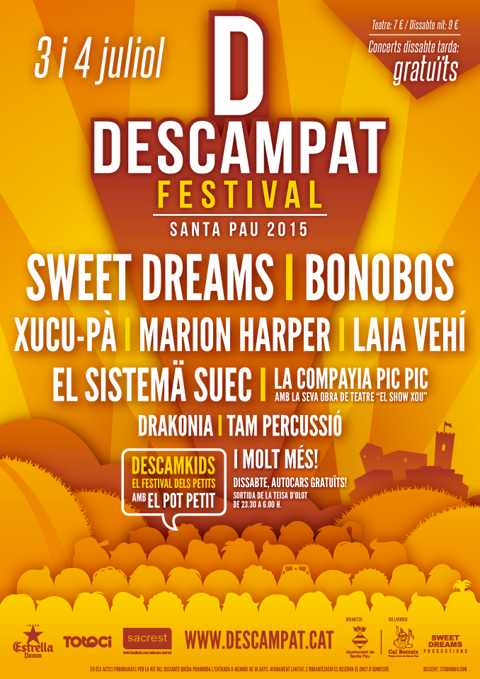 DESCAMPAT's tweet photo. El cartell del @DESCAMPAT FESTIVAL 2015!
Més informació a http://t.co/thrnsqwkjh
#Descampat #SantaPau #Garrotxa http://t.co/ashBfB2aRP