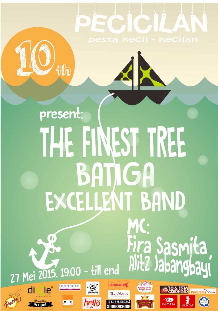 jogjamedia's tweet photo. BESOK gaess! #Pecicilan #10thDixie Anniv @dixiejogja w/ @theFinestTree @BatigaOfficial http://t.co/9dKpUnrOeU