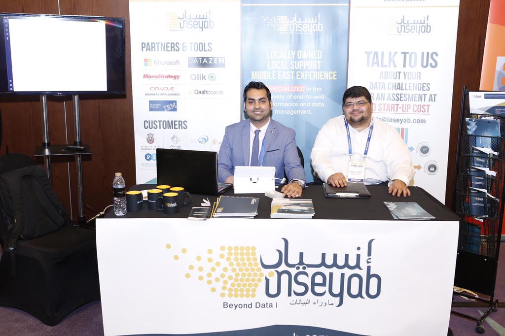 Inseyab's tweet photo. Team Inseyab #SDATAS2015 #Dubai - come chat with us and learn how you can get started with your #Analytics initiative http://t.co/1USh9u9CZz