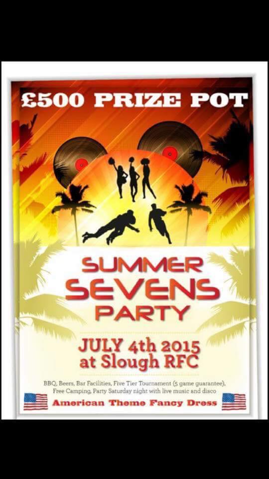 O2touch_slough's tweet image. @Sloug7s July 4th. Entry and info. Sevens@sloughrfc.com