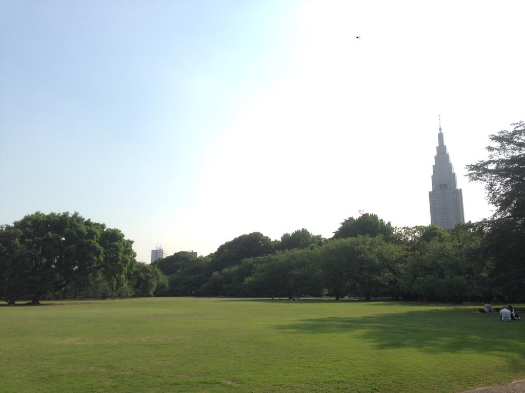 Senten3's tweet photo. 気持ち良い御苑でした。 http://t.co/rv3C2moKT4
