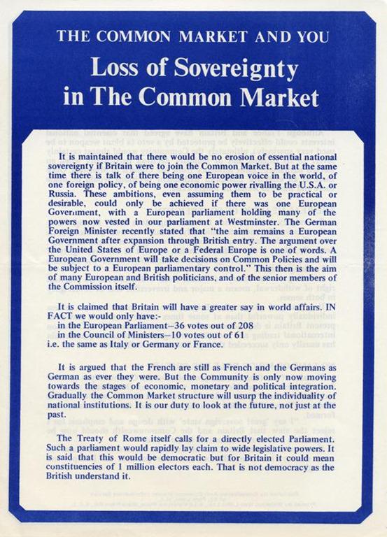 TheRetroExec's tweet photo. A far sighted view of the #Common_Market by the #Conservatives in 1975 http://t.co/uZDWIZA04t