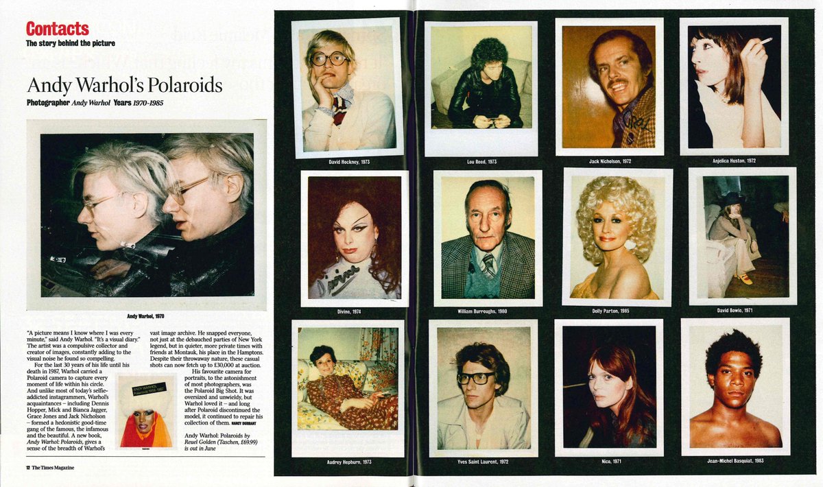 TASCHEN's tweet photo. did you catch #warhol #polaroids preview in the times? watch this space for a bumper collection of instant pictures! http://t.co/3pPGsn5Bwv