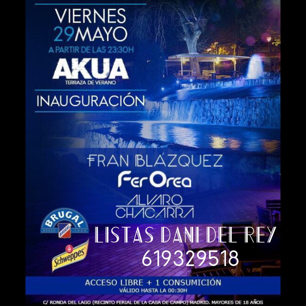 RRPPDelRey's tweet photo. Apertura de #Akua De 23:30 a 00:30 Invitacion a copa y acceso libre chicos y chicas.
#ListaDaniDelRey http://t.co/NxtcpsgFA7