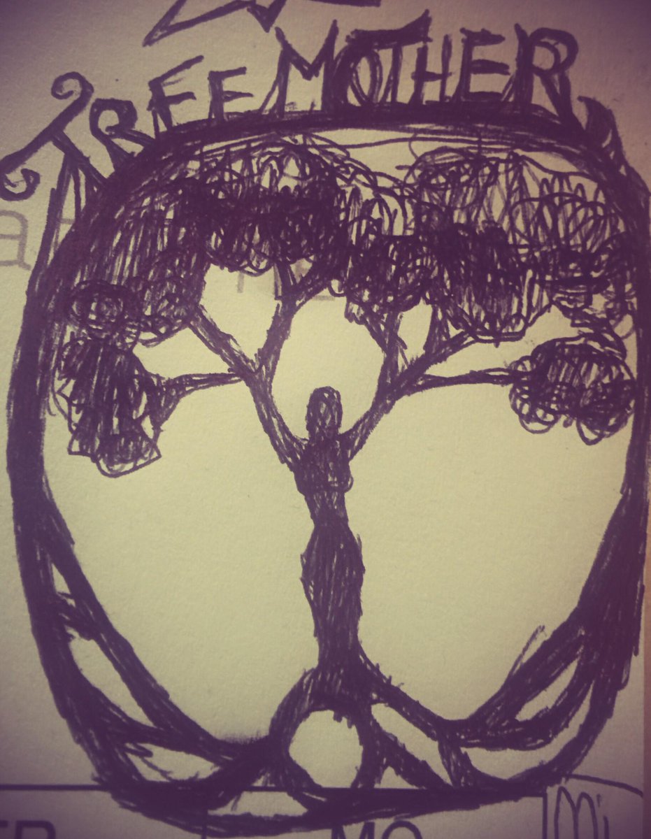 the_BloodyMary's tweet image. #scribble at work #beCreative #Treemother