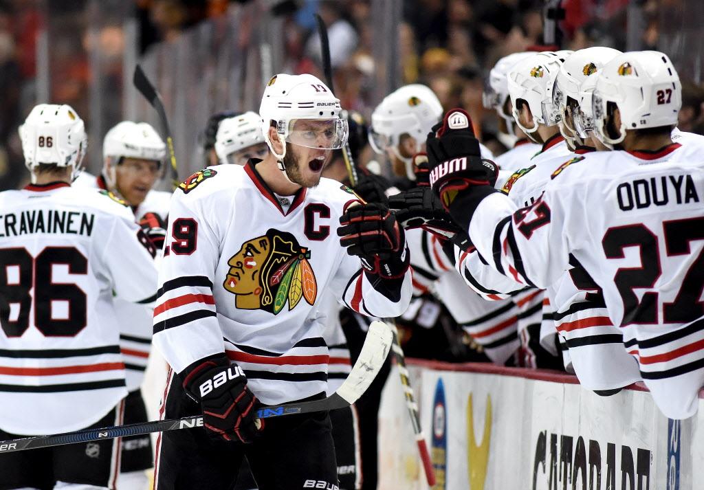 Suntimes's tweet photo. .@morrisseycst with a PSA: The #Blackawks don’t ever quit -- are we all clear on that now? http://t.co/vmUgSTerj6 http://t.co/owOzuatt7S