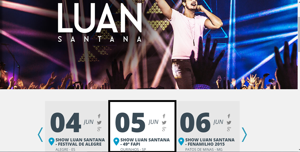 fapi_ourinhos's tweet photo. Já esta marcada na agenda do Luan Santana e na sua?
@luansantana #FAPI2015 #10dias #LuanSantana #SóVem http://t.co/iGXbSnbToi