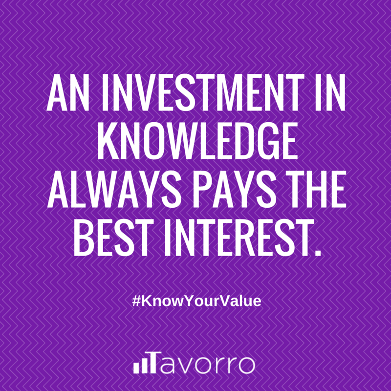 Tavorrojobs's tweet image. An Investment in Knowledge Always Pays the Best Interest #KnowYourValue #success #quote