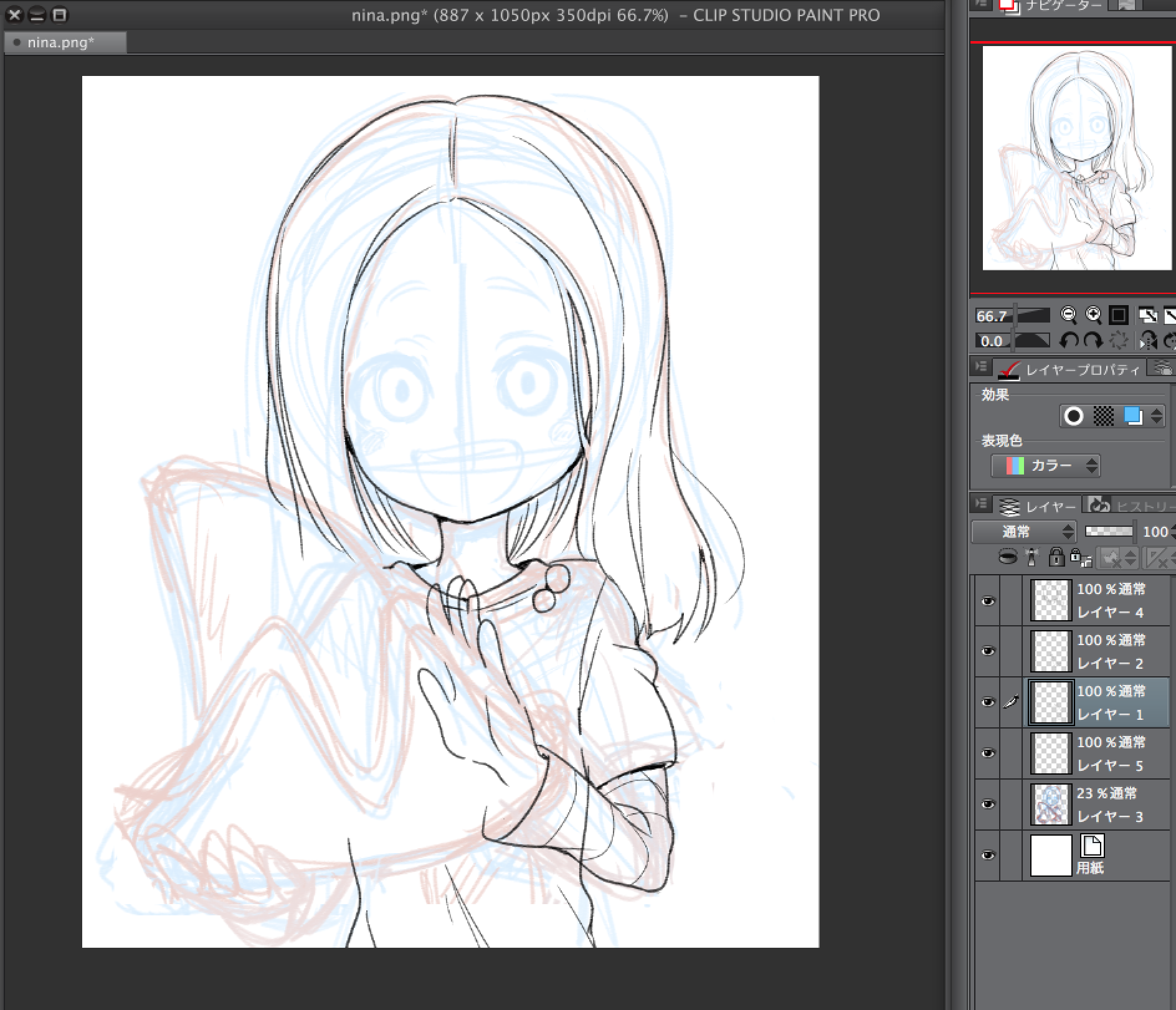 のの 旧垢 N0n01o3 クリスタの粗い鉛筆ブラシで線画 完成では隠れるところも一応描く 服のシワとか中の線は細く 顔の中はいつも最後に描くよ Http T Co 0px71znae8 Twitter