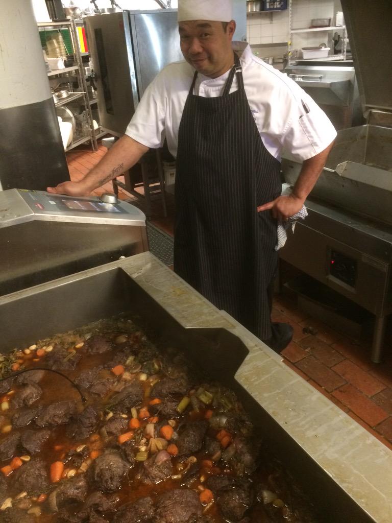 sfield43248407's tweet photo. Chef Patrick @ the Adelaide Interconti  braising beef checks in their new Frima. From start to finish in 90 minutes. http://t.co/58CVN3Tfs7