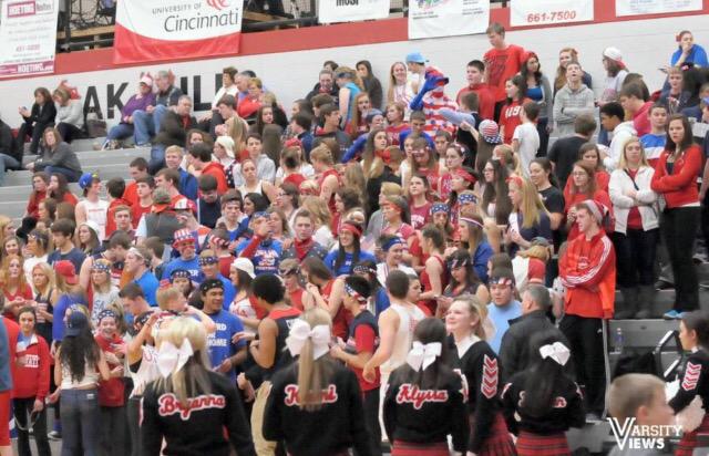 OakHillsRedSea's tweet photo. @OfficialOHHS15 having hype cheering sections for the hoop squad 🏀 http://t.co/jtmKuRv7ao