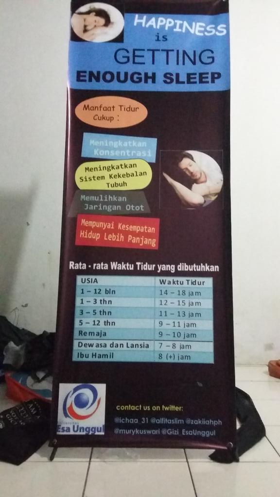 Happiness is getting enough sleep #TidurCukup <a href="/ichaa_/">I F</a> 31 <a href="/zakiiahph/">ZPH</a> <a href="/murykuswari/">Avery</a> <a href="/Gizi_EsaUnggul/">Gizi Esa Unggul</a> <a href="/UnivEsaUnggul/">Universitas Esa Unggul</a>
